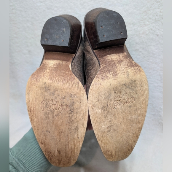 Durango Women's 7.5 - 10" Crush Brown Leather Slouch Western Cowboy Boots RD3494 - Picture 10 of 12